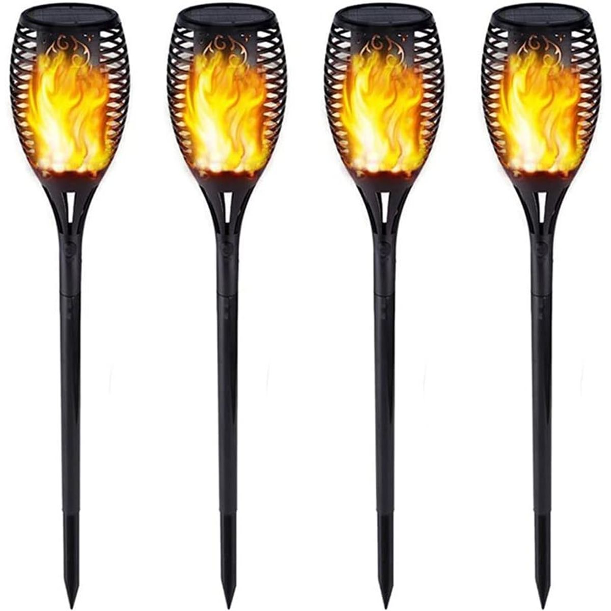 Pack De 4 Lampara Luces Solares Antorchas Led Estaca, marca PUREPOWER - Foto Principal