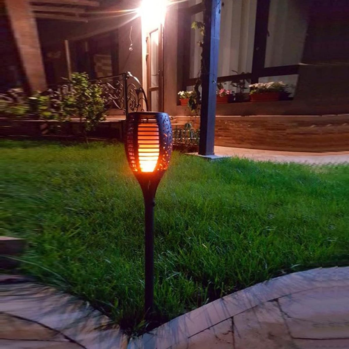 Pack De 4 Lampara Luces Solares Antorchas Led Estaca, marca PUREPOWER - Foto 2