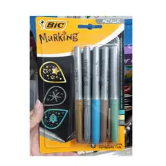 GENERICO - Marcadores metálicos 5 colores