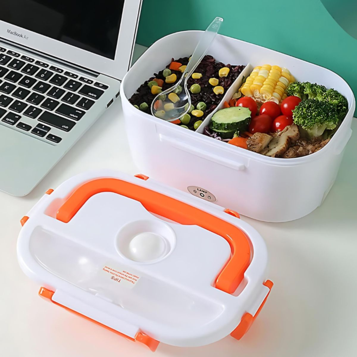 MOVI - Lonchera Eléctrica y Portátil de Alimentos 2 en 1