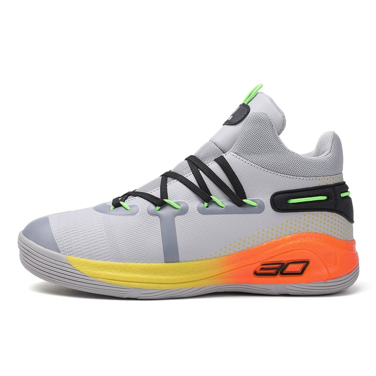 SHANDIAN - Zapatilla de Básquetbol Hombre Gris