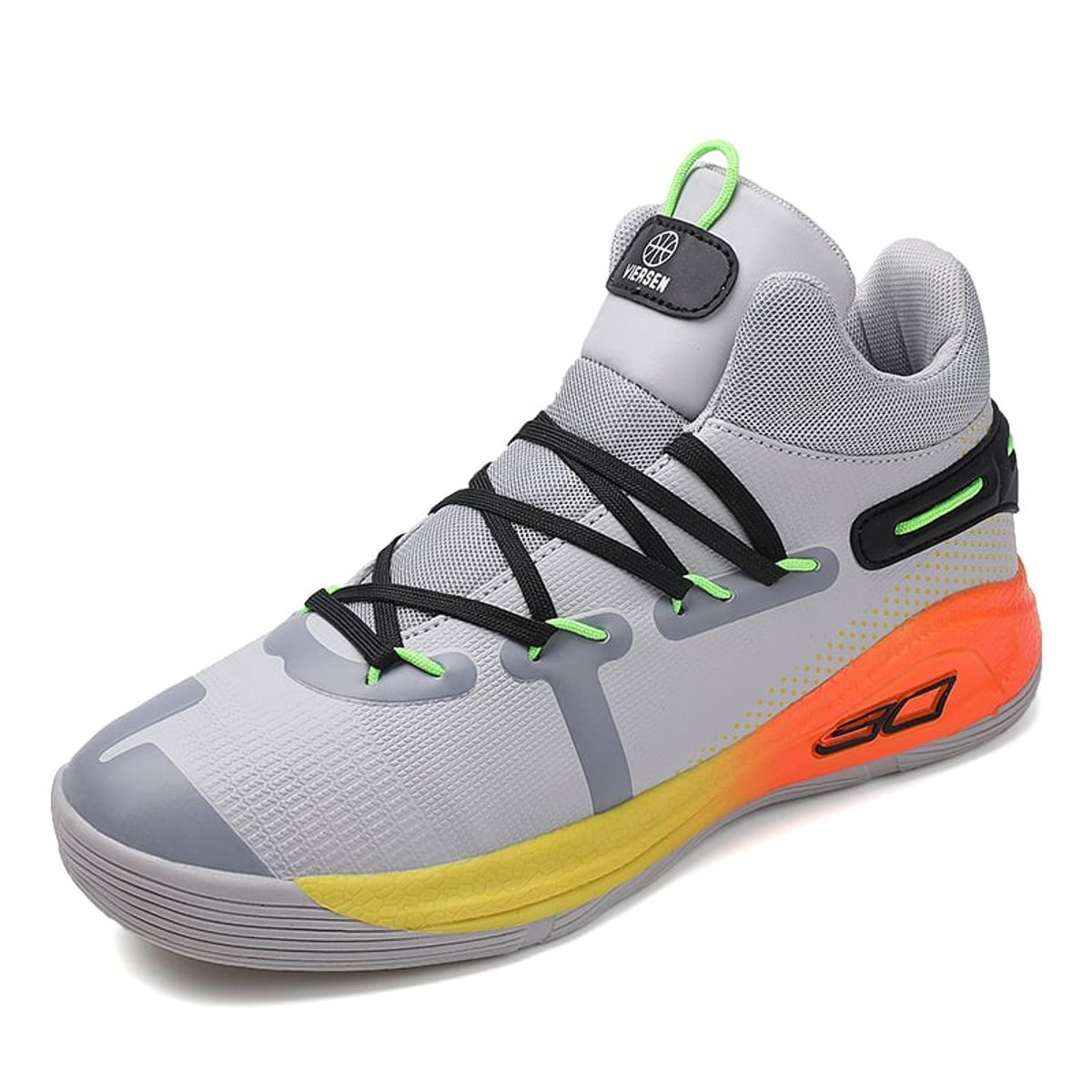 SHANDIAN - Zapatilla de Básquetbol Hombre Gris