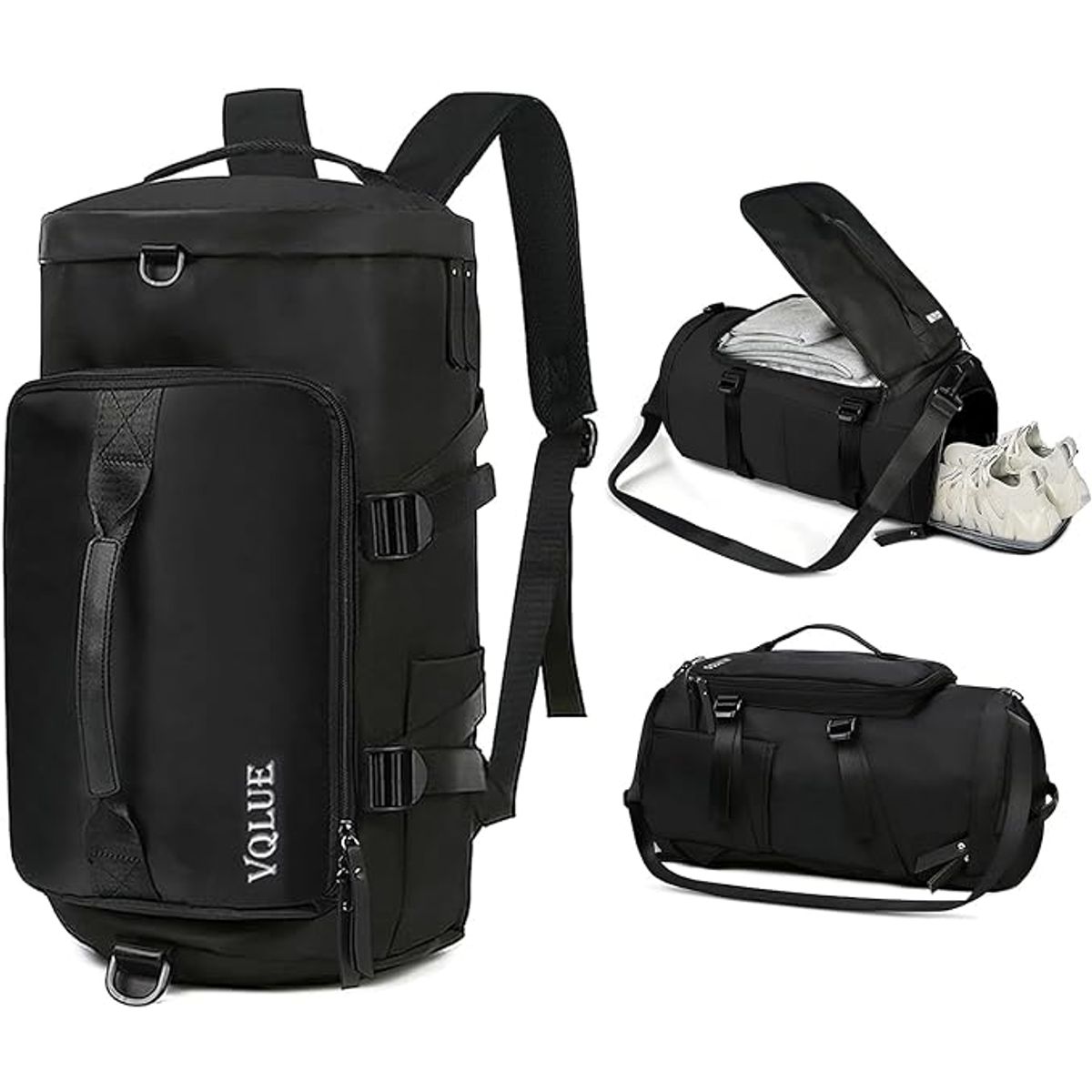 PUREPOWER - Bolsa de deporte impermeabl-Negro