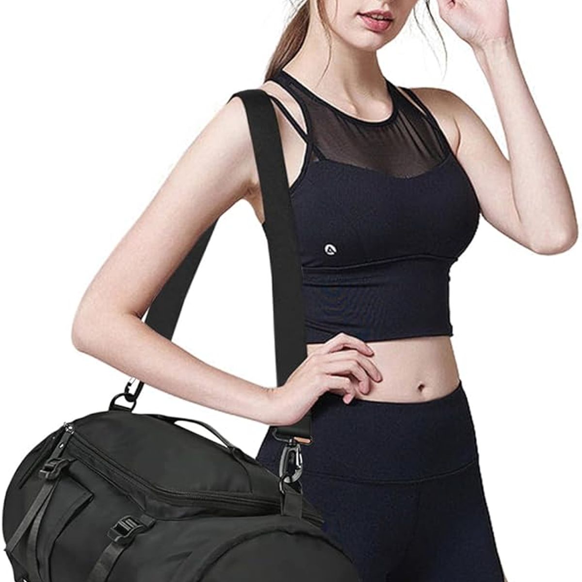 PUREPOWER - Bolsa de deporte impermeabl-Negro