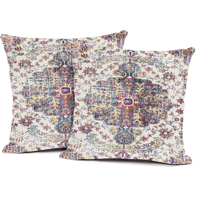 TIOZONEY - Fundas de Almohada  2 Set 45 x 45 cm