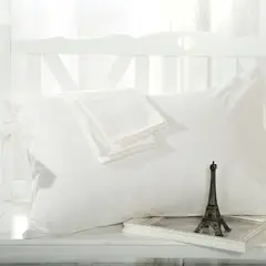 TIOZONEY - Fundas de almohada de algodón 2 Set 50 x90 cm