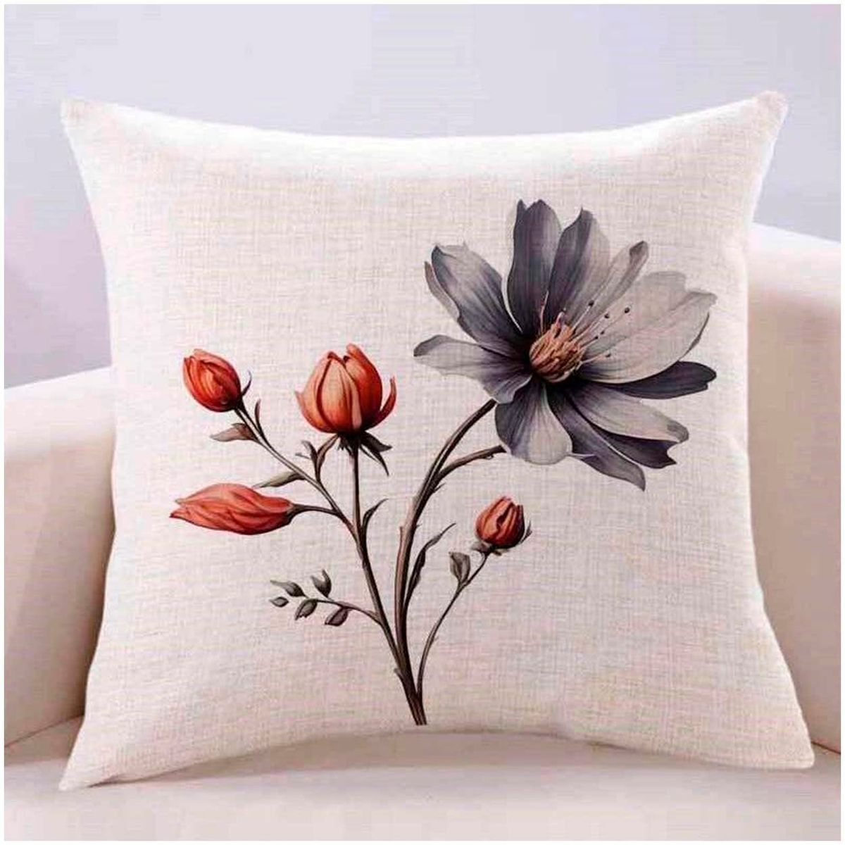 GENERICO - Pack de Fundas de Cojin estampado 45x5 cm mod04