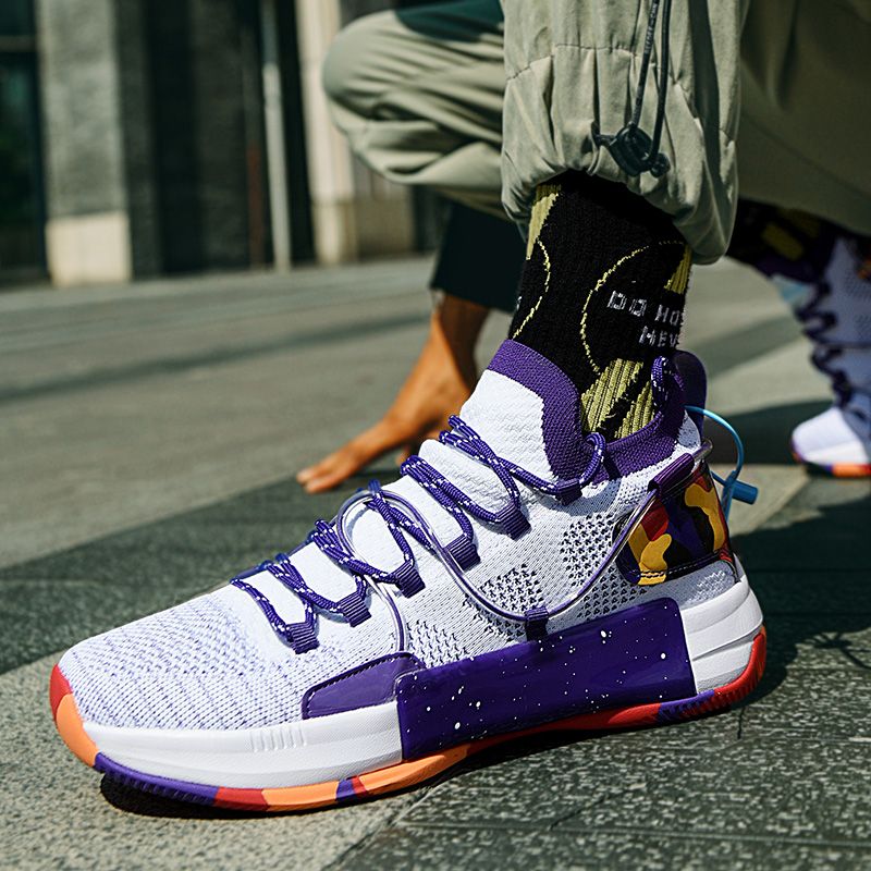 SHANDIAN - Zapatilla de Básquetbol Hombre Violeta