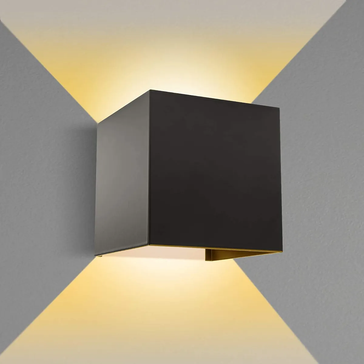 HOME NEAT - Lámpara de pared impermeable LED Luz Exterior - Blanco cálido