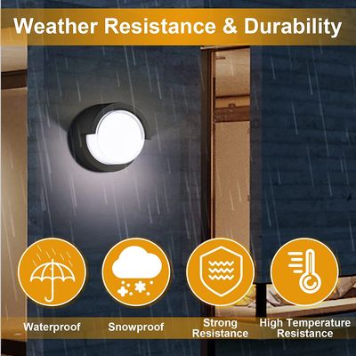 Imagen 2 del producto Aplique de Pared Exteriore Circular Lámpara de Pared Blanco frío