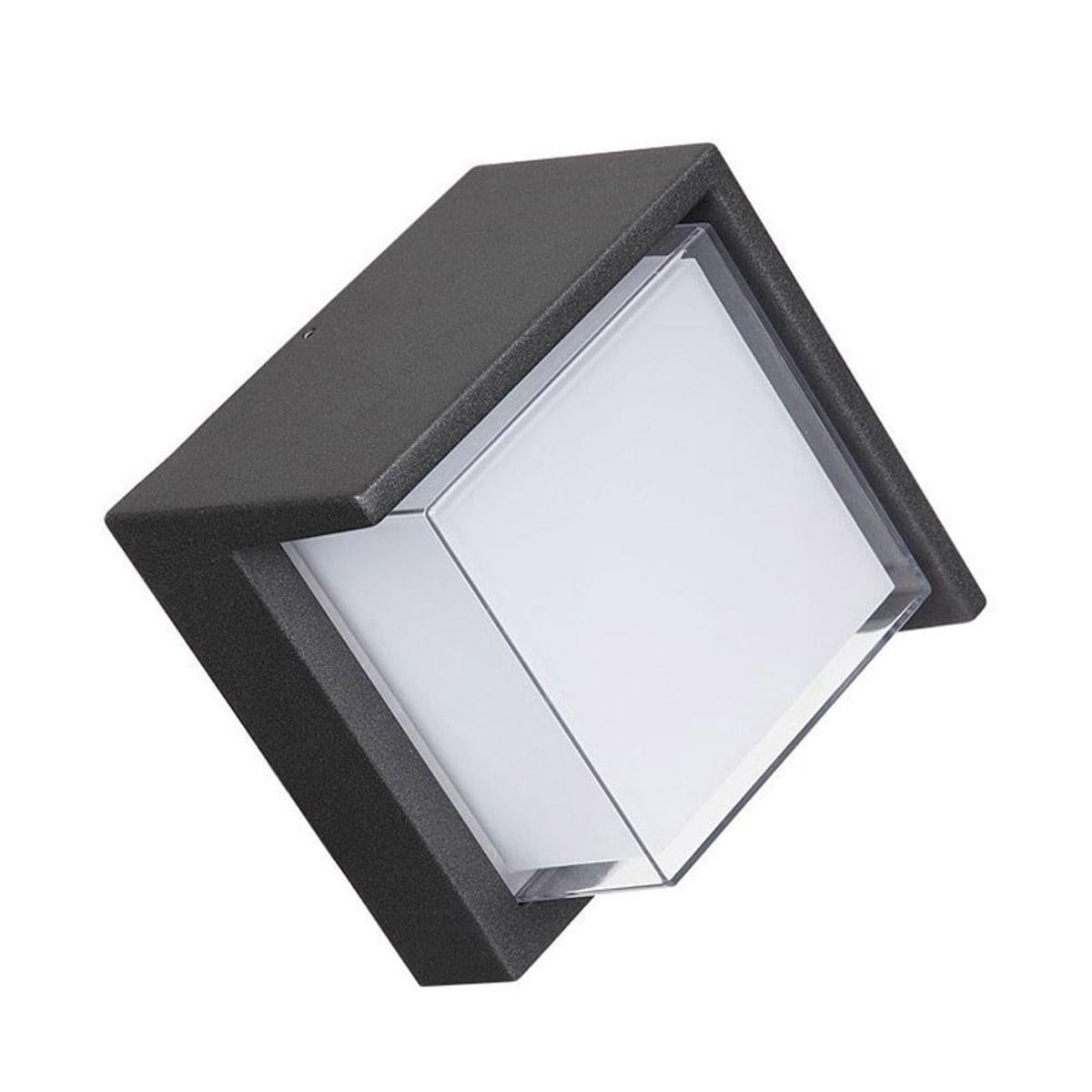 HOME NEAT - Aplique de Pared de Exteriore Cube Lámpara de Pared Blanco frío