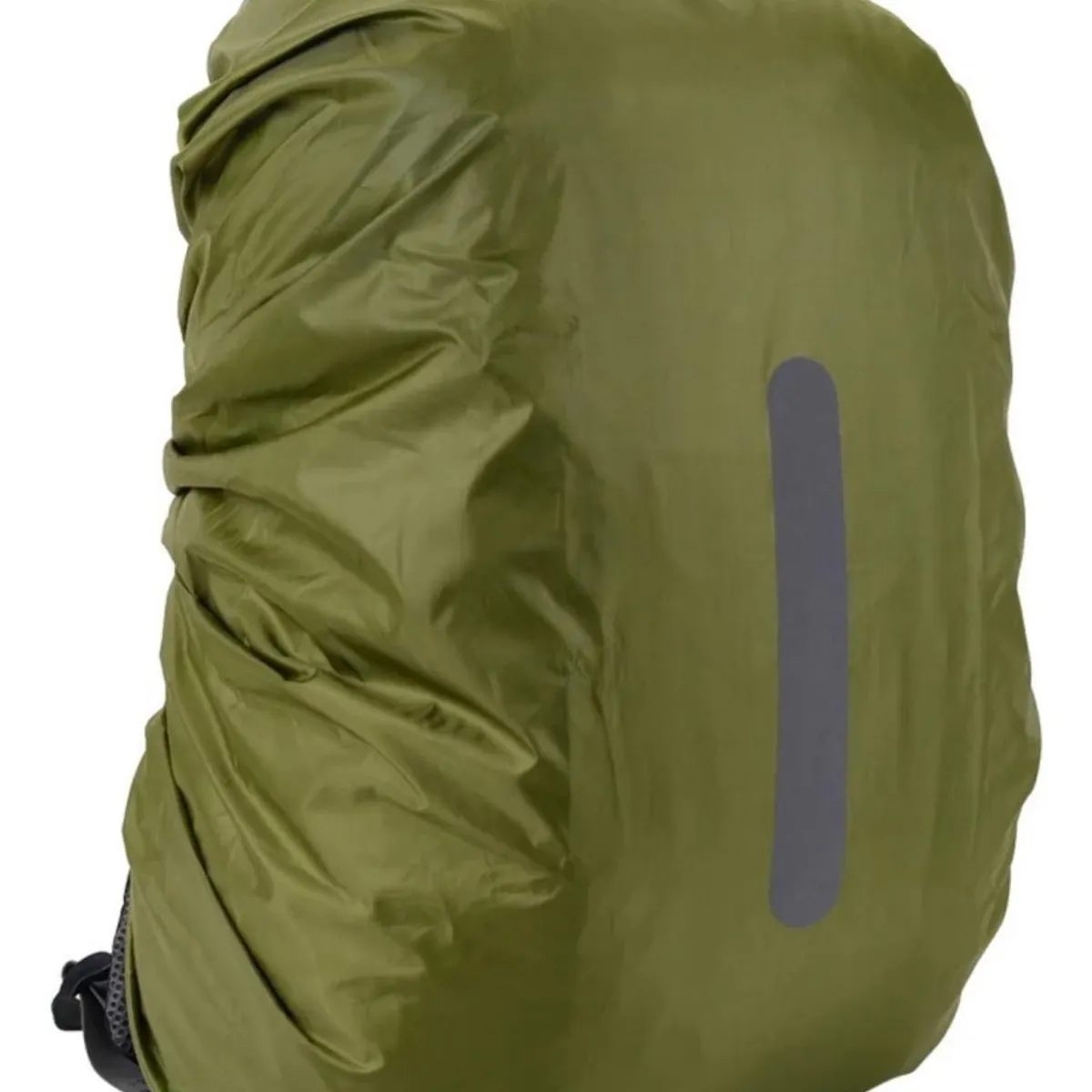 GENERICO - Pack X2 Cubre Mochila Cobertor Impermeable 40lts Verde Musgo