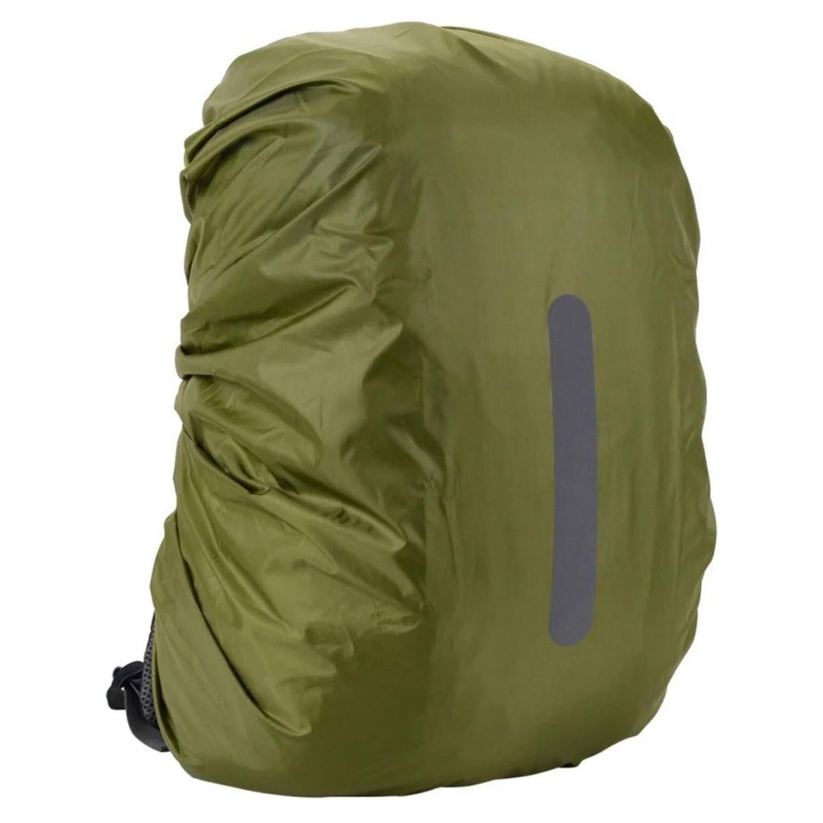 GENERICO - Pack X2 Cubre Mochila Cobertor Impermeable 40lts Verde Musgo