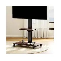 GENERICO - Soporte Tv Rack Movil Con Ruedas 32 A 75 Base Pedestal Stand CH