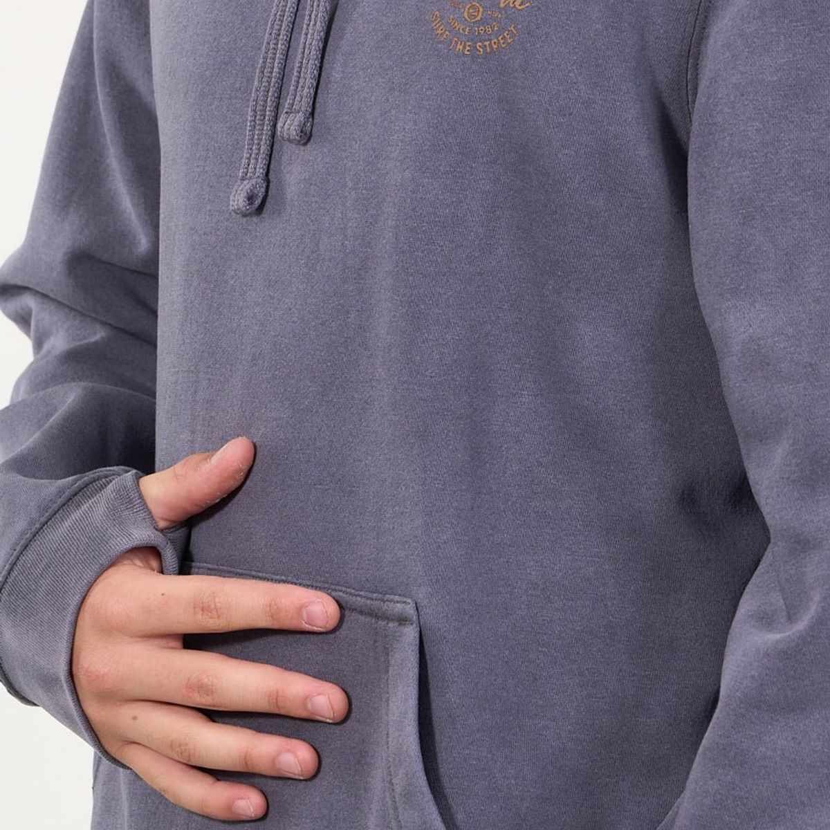 POLEMIC - Poleron Franela procesado canguro Azul wi7303 Polemic