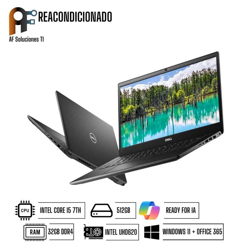 DELL - Notebook Dell Latitude 5480 Power Touch Windows11 - Office365 Reacondicionado.