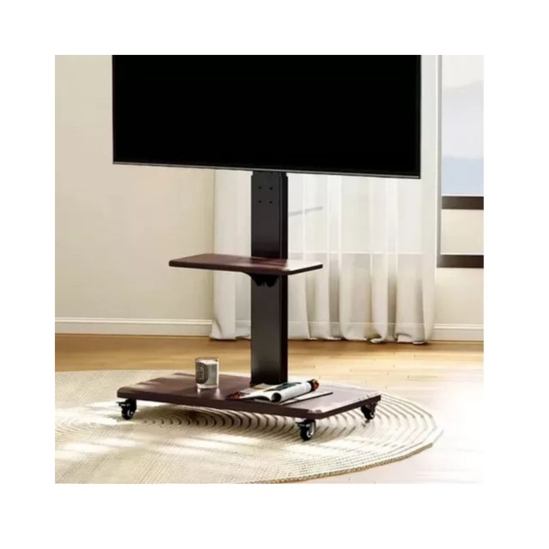 GENERICO - Soporte Tv Rack Movil Con Ruedas 32 A 75 Base Pedestal Stand CH