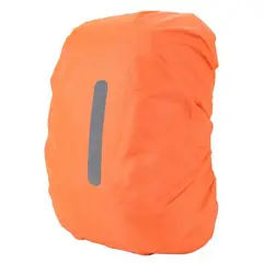 GENERICO - Pack X2 Cubre Mochila Cobertor Impermeable 30lts Naranja