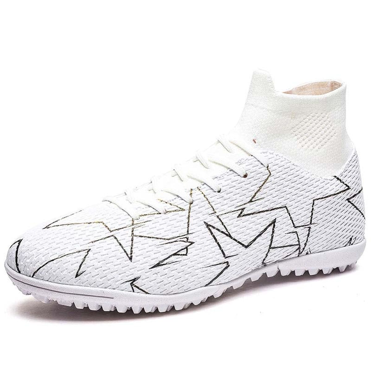 SHANDIAN - Zapatillas de Fútbol Hombre TF zapatos hombre Negro