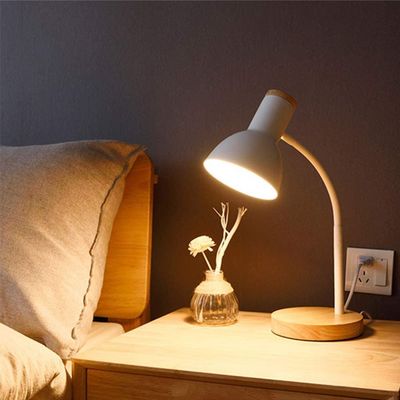Imagen 2 del producto Lámpara de mesa moderno lámpara cabecera lámpara de escritorio blanco