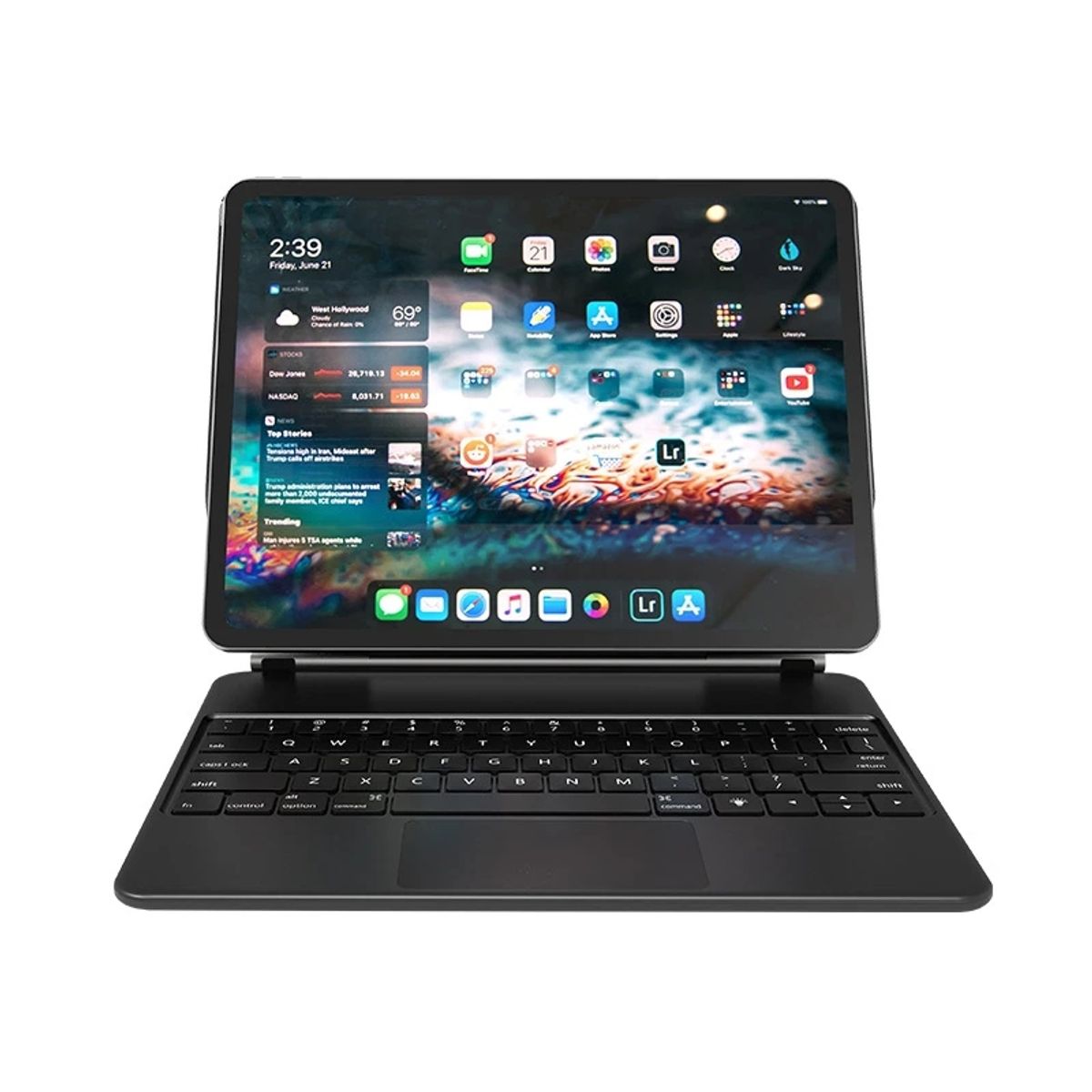 OVOTOUMI - Teclado Inalámbrico Retroiluminado para iPad Pro 11 pulgadas iPad Air
