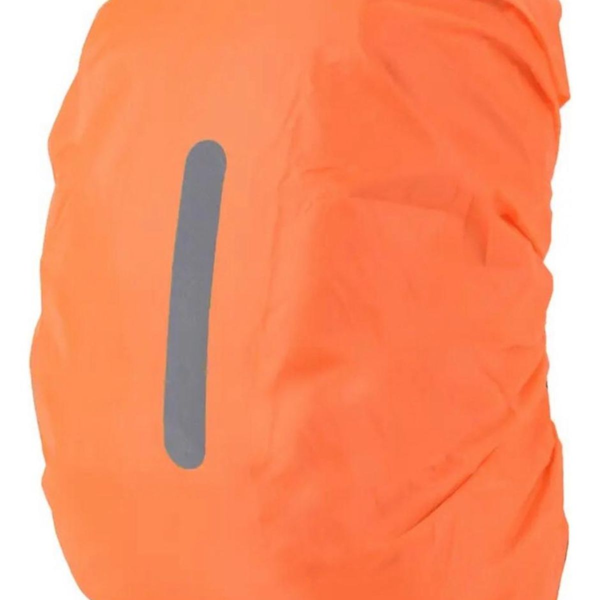 GENERICO - Pack X2 Cubre Mochila Cobertor Impermeable Reflectante 80lts Naranja