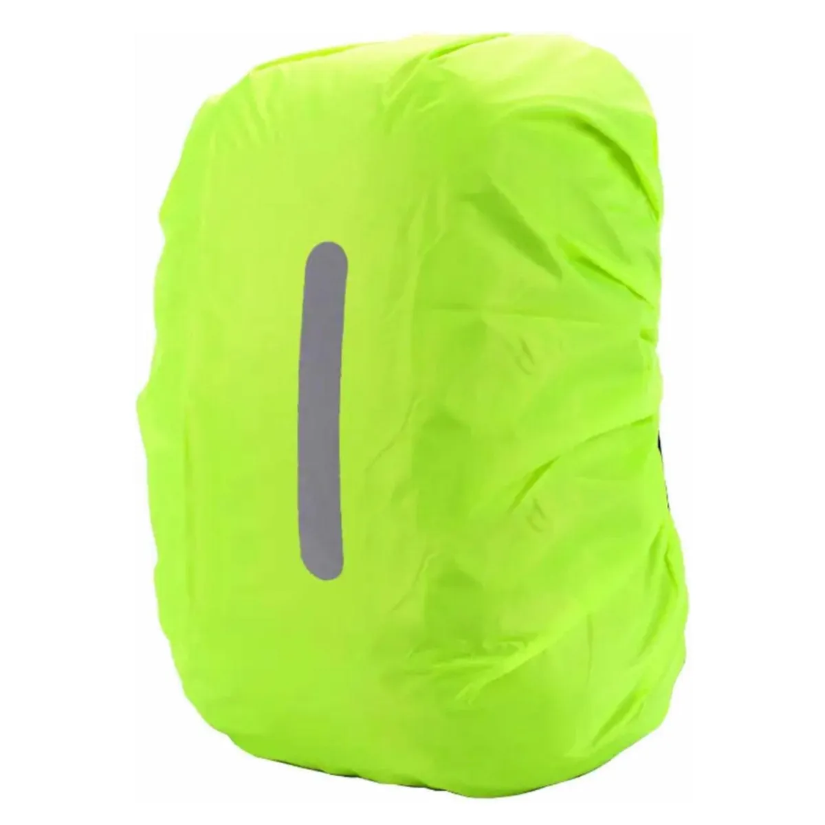 GENERICO - Pack X2 Cubre Mochila Cobertor Impermeable Reflectante 80lts Verde