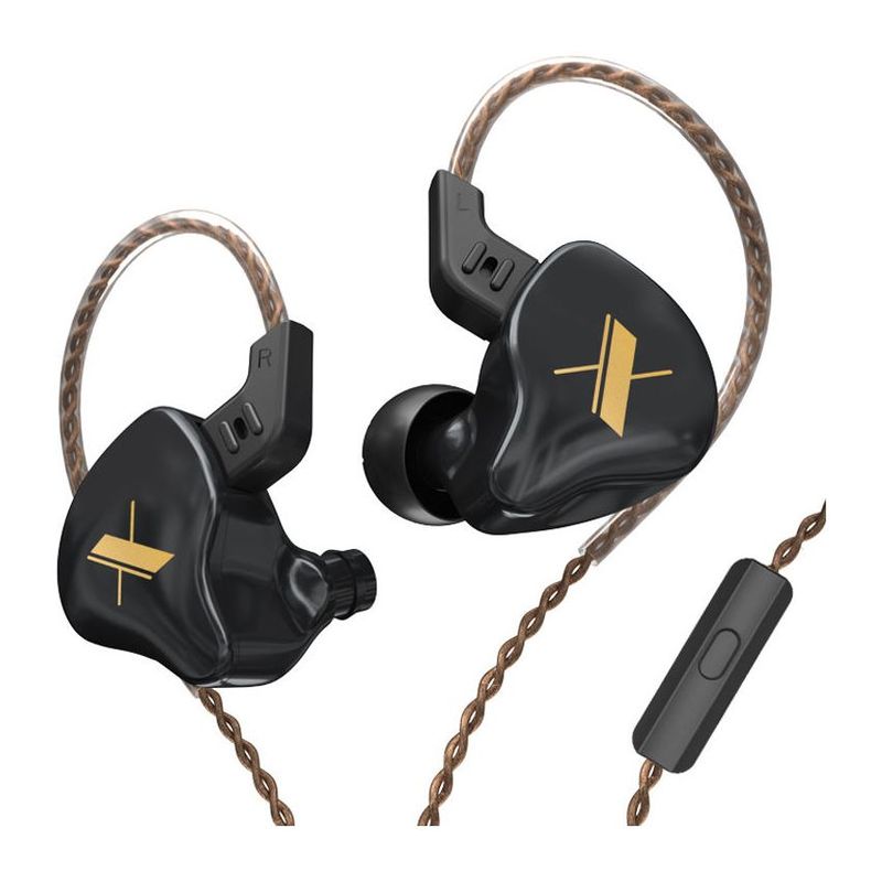 KZ - Audífonos KZ EDX - Con MIC Negro