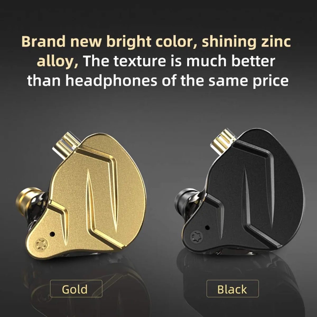 KZ - Audífonos KZ ZSN PRO X in ear con MIC Negro