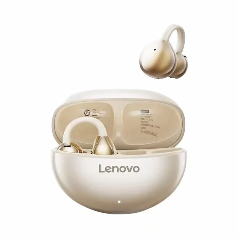 LENOVO - Audífonos Bluetooth Lenovo Clip TA140 TWS Bluetooth 5,4 - Blanco