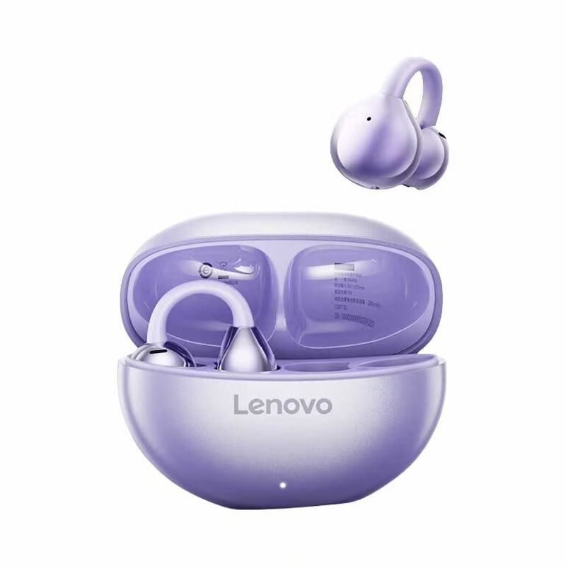 LENOVO - Audífonos Lenovo Clip TA140 TWS Bluetooth 54 - Púrpura
