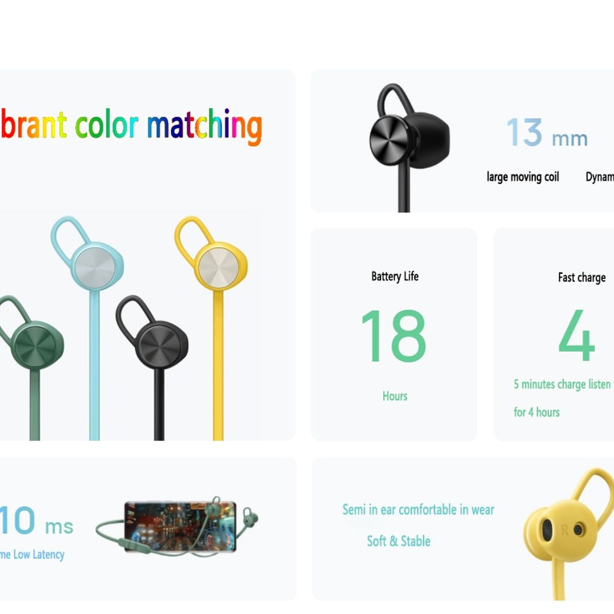 HUAWEI - Audifonos inalámbricos Bluetooth Huawei Freelace Lite Negro