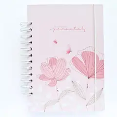 NAFIBA - Agenda De Embarazo - Flores Rosa