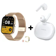 XIAOMI - Audífonos Bluetooth Air 3 SE y Reloj Inteligente Y13 - Dorado