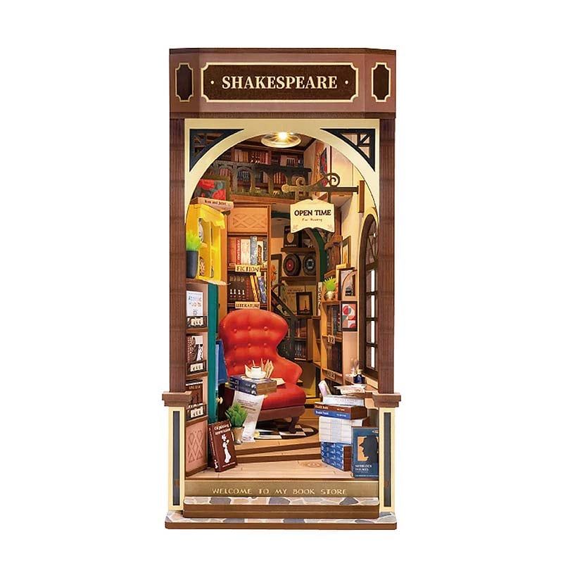 ROBOTIME - Separador de Libros Librería Clásica Shakespeare Puzzle 3D