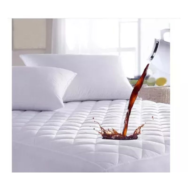 GENERICO - Cubrecolchon Impermeable 1.5 + Funda Impermeable