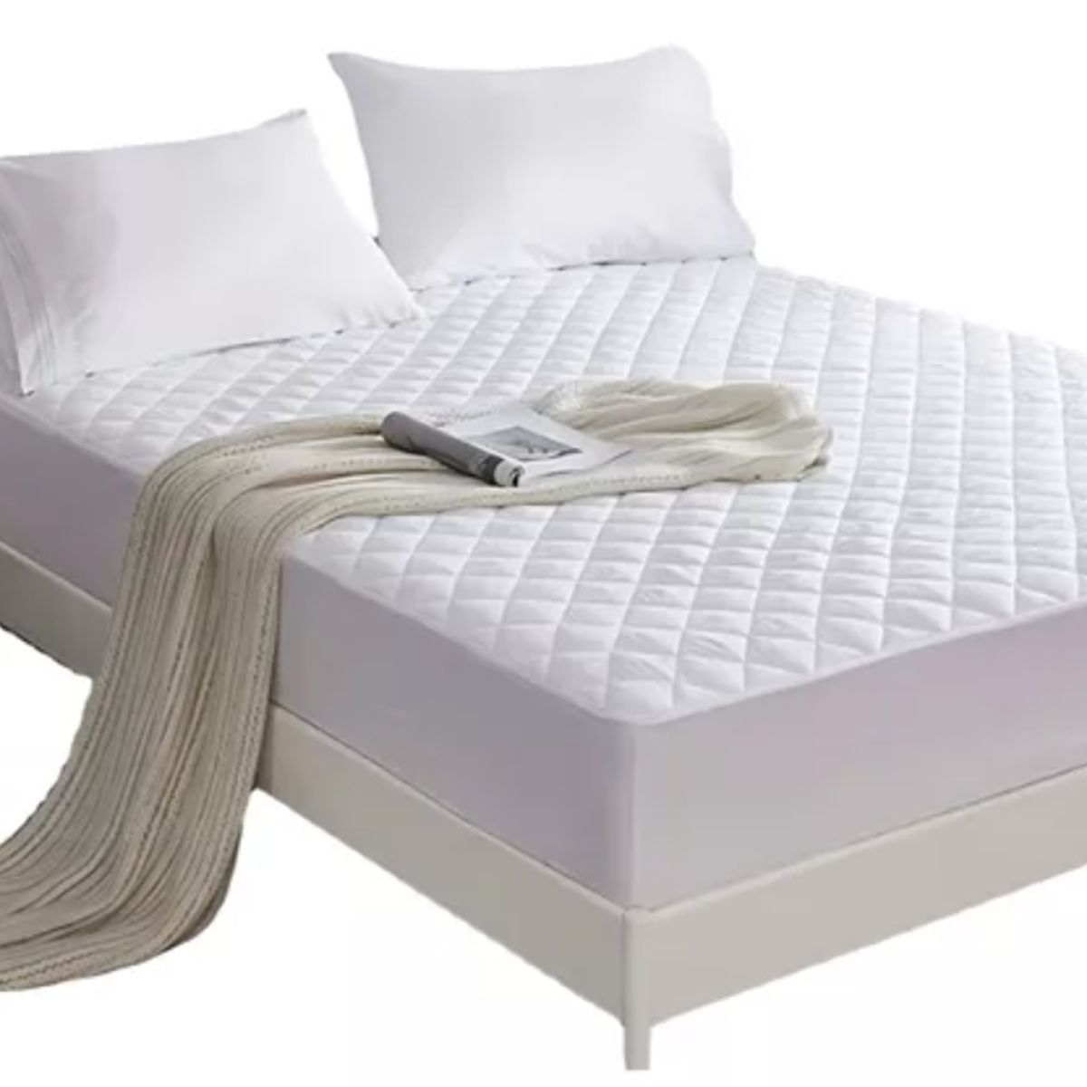 GENERICO - Cubrecolchon Impermeable 1.5 + Funda Impermeable