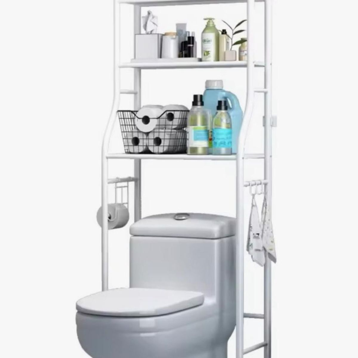GENERICO - Organizador Estant Rack Multiuso Mueble Para Baño 3 Niveles
