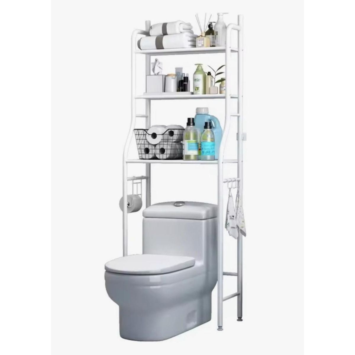 GENERICO - Organizador Estant Rack Multiuso Mueble Para Baño 3 Niveles