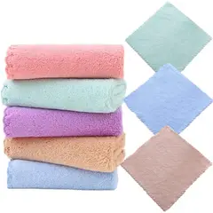 IUNIK - Pack X6 paños 30x30 toallas microfibra de algodon