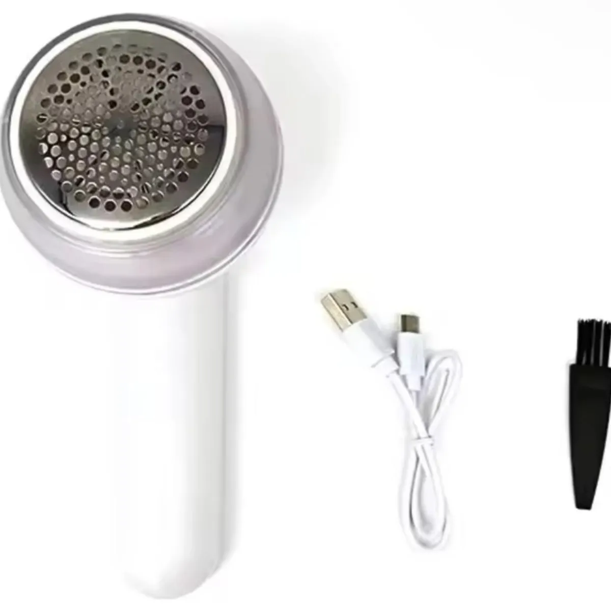 GENERICO - Removedor Eléctrico Quita Pelusa Ropa Usb Blanco