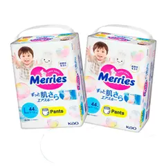 MERRIES - Pañales Pants Super Jumbo L 44x2 Pcs