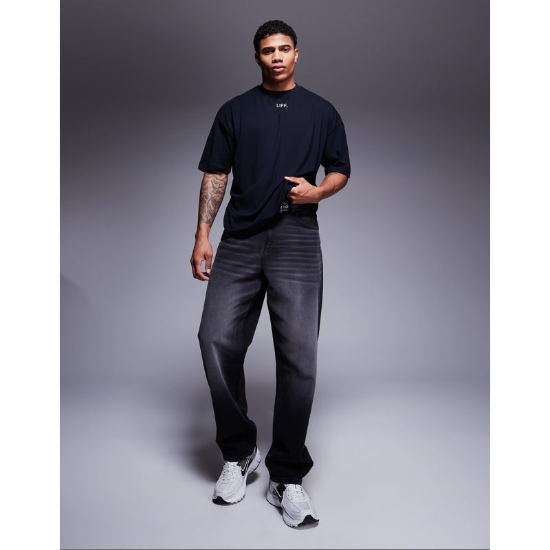 LIFF - Polera Oversized Negra LIFF Front