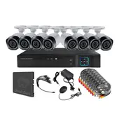 VIPA - Kit 8 Cámaras Seguridad Exterior con Disco Duro E80LDD