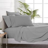 Juego sabanas Gris Claro 1.5p algodon 200 hilos