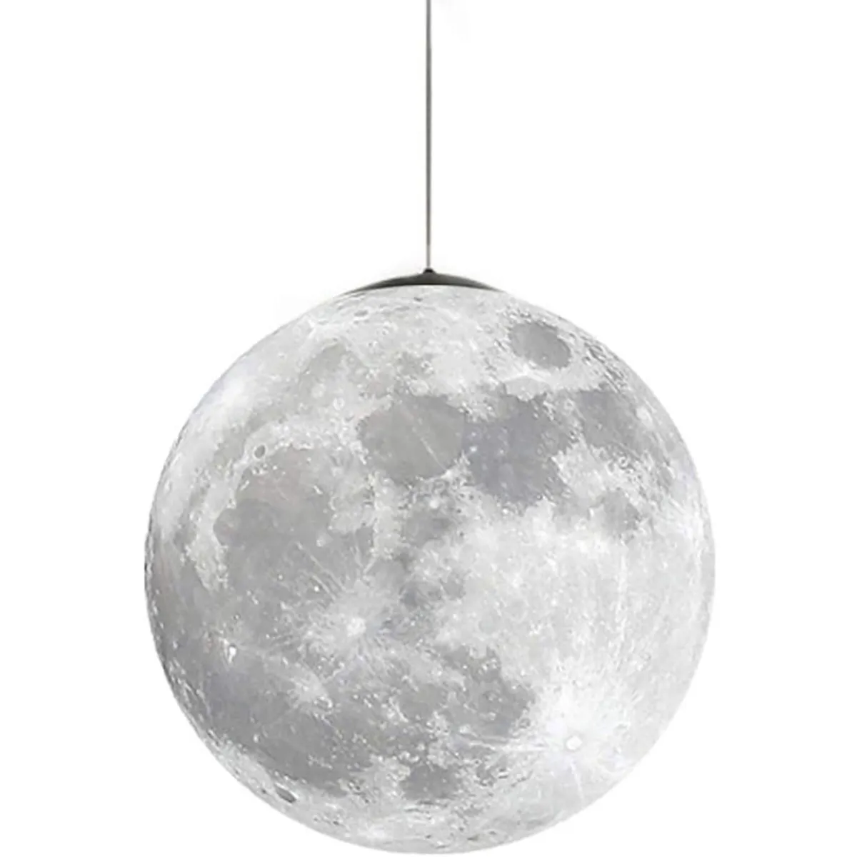 HOME NEAT - Lámparas colgantes de luna 3D lámpara de techo creativa LED E27.