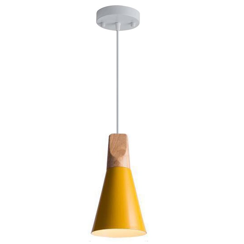 HOME NEAT - Lámpara colgante de techo nórdica metal E27 ø14cm