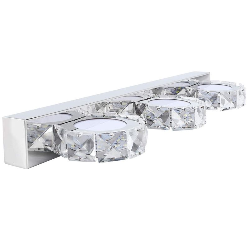 HOME NEAT - LED Lámpara de pared de Cristal Moderno para Espejo 46cm