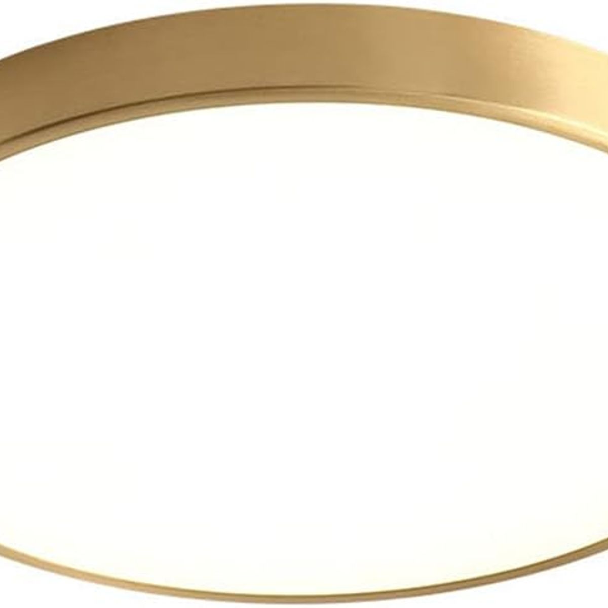 HOME NEAT - Lámpara de techo empotrado led madera redonda 3 Color 24w Oro