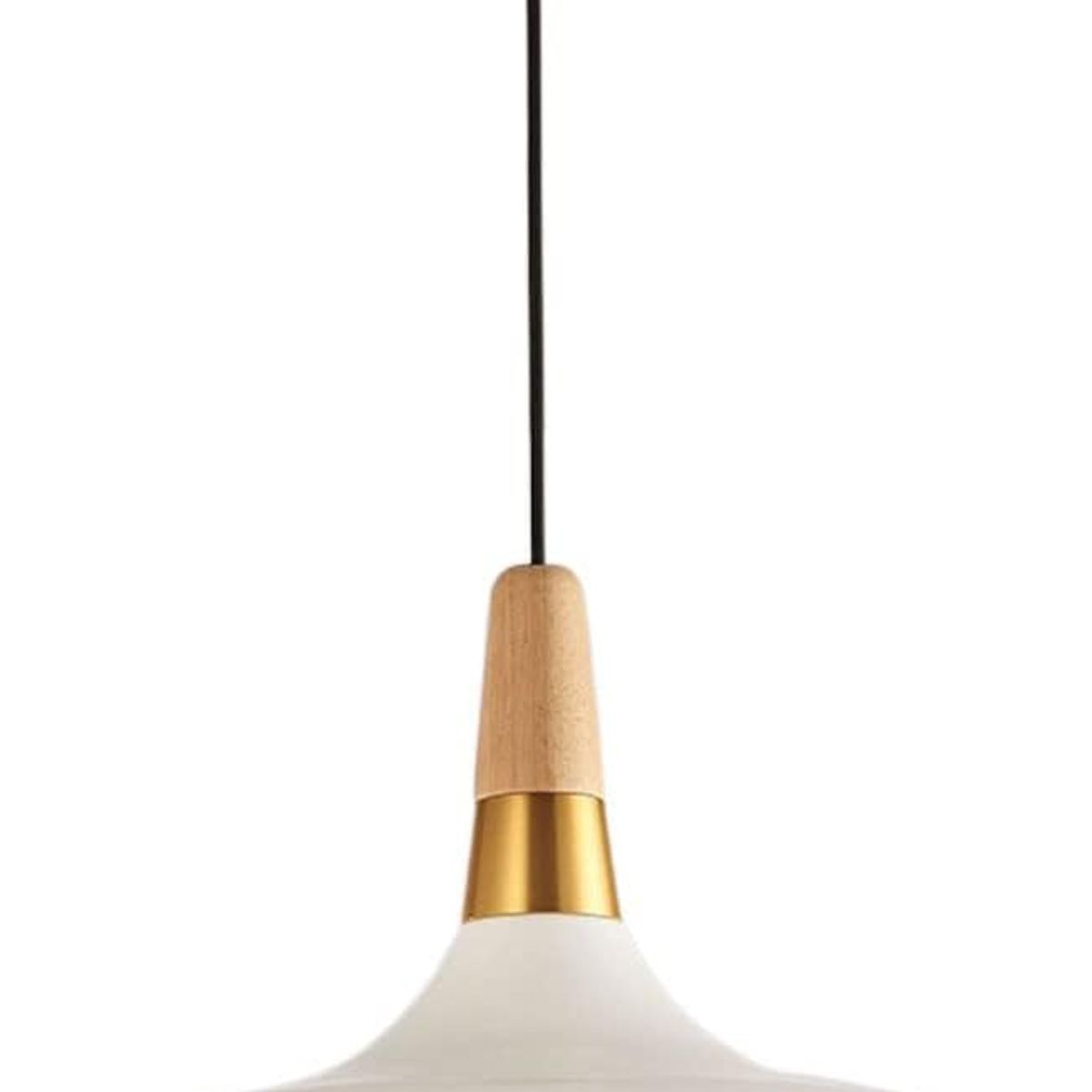 HOME NEAT - Lámpara colgante moderna E27 ø35cm Blanco